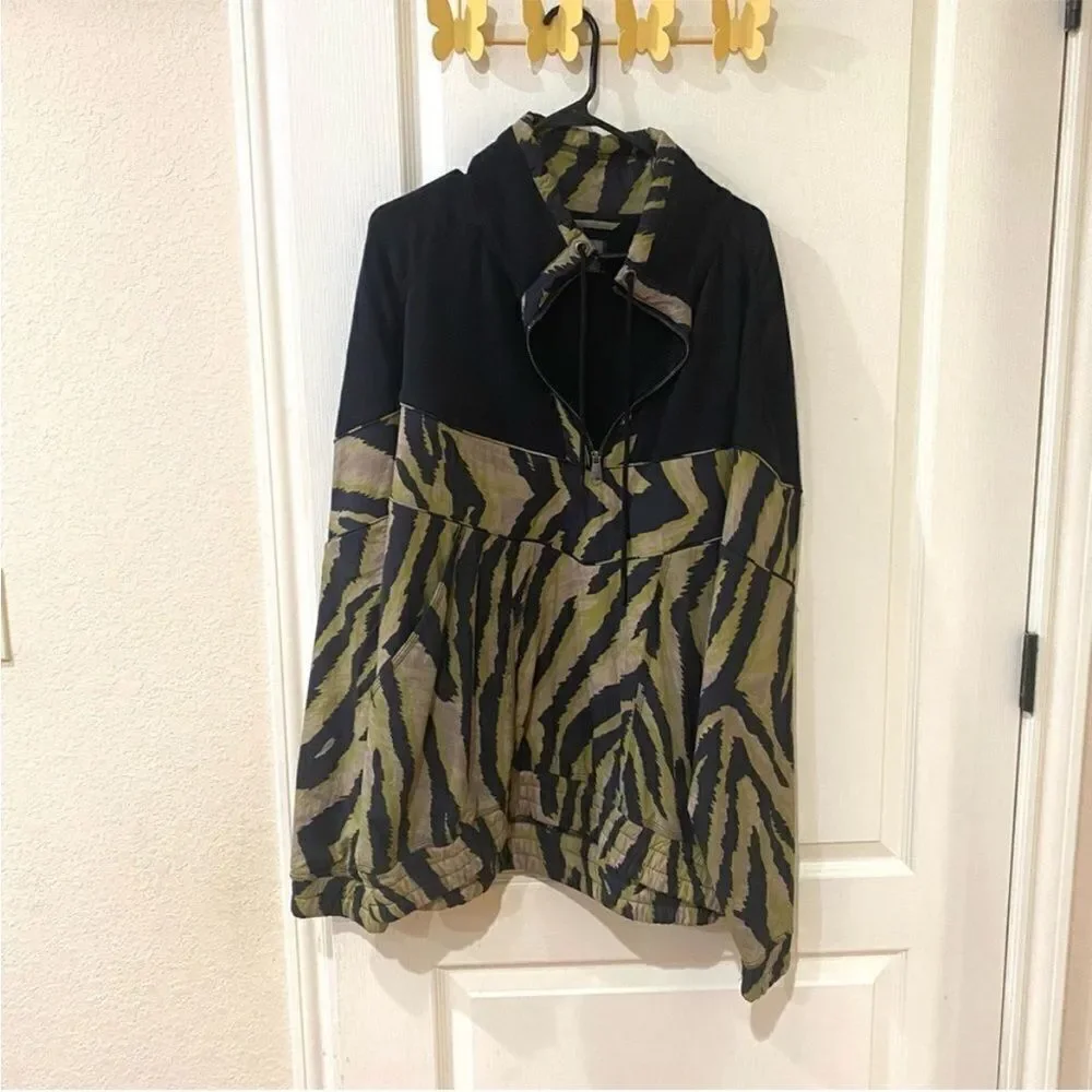 NWOT Free People 3/4 zip pullover size large - Picture 3 of 7